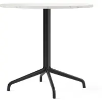 Audo Copenhagen Harbour Column Table à Manger Star base | Ø: 80 cm | Estremoz Marble