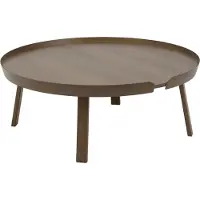 Muuto Around Coffee Table Table Basse Stained Dark Brown | Extra Large
