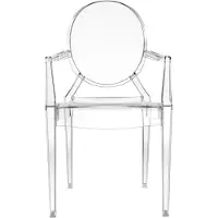 Kartell Louis Ghost Chaise Crystal | 2 chairs