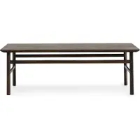 Normann Copenhagen Table basse Grow 70x120cm chêne fumé