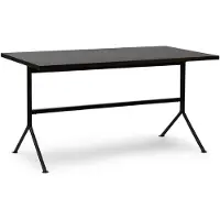 Normann Copenhagen Bureau Kip en acier noir/marron foncé
