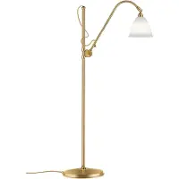 Gubi Lampadaire , Or / laiton, Salon / séjour, Métal