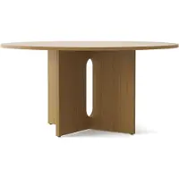 Audo Copenhagen Androgyne Round Table à Manger 150 cm | Natural Oak