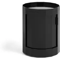 HAY Facet Cabinet Anthracite | 100 (1 door, H49) | With feet and castors