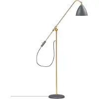 Gubi Bestlite BL4 Lampadaire Brass Base | Grey Shade