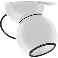 Stilnovo Plafonnier , Gravitino, dimmable, Blanc, Salon / séjour, Métal, Design