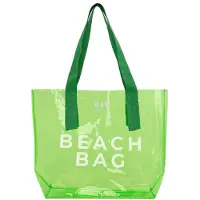 Bagmori Sac de plage vert / blanc