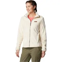 Columbia Fire Side Ii Sherpa Full Zip Fleece Blanc L Femme