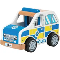 Tidlo Voiture de police en bois