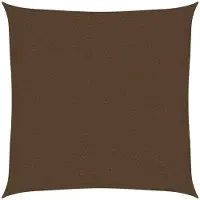 vidaXL Voile d'ombrage 160 g/m² Marron 3x3 m PEHD