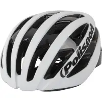 Polisport Casque cycliste Light Pro M 54-58 cm - Blanc Mat/Noir Brillant