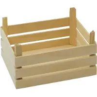 Goki Houten Groente- en Fruitkist, set van 3