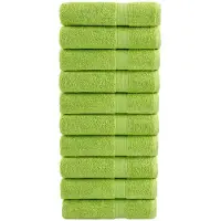 vidaXL Serviettes de bain de qualité supérieure SOLUND 10 pcs 600g/m²