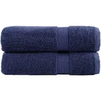 vidaXL Serviettes de douche de qualité supérieure SOLUND 2 pcs