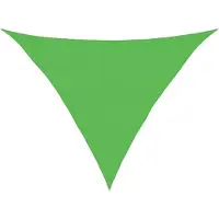 vidaXL Voile d'ombrage 160 g/m² Vert clair 3x3x4,2 m PEHD