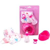 Mac Toys Baby Rose Kit de soins Baby Rose sur carte 27664