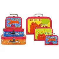 Simply Bambolino Toys Bambolino Set de valises 3 pièces Dikkie Dik