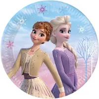 Globos Nordic Godas Assiettes en papier Frozen 2 23 cm 8 pcs. (8x)