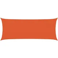 vidaXL Voile d'ombrage 160 g/m² Orange 2x5 m PEHD