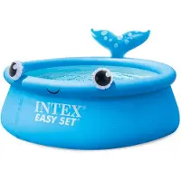 Intex Piscine Gonflable Ronde Whale Easy Set Ø183x51cm