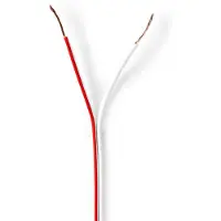 Nedis Câble pour haut-parleur - 100 mètres sur bobine - 0,5 mm². -