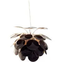 Marset Suspension , Discocó, dimmable, Noir, Salon / séjour, Plastique, Design