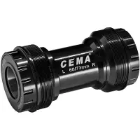 Cema T47 Ceramic Shimano Bottom Bracket Cups Argenté 68/73 mm
