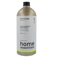 ATTITUDE DTERGET DE LAUDRIE ATTRIE avec des huiles essentielles EWG Plant vgtalien vrifie et ingrdients minraux Il rechargeable Bouteille en alumi