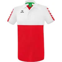 Erima Polo Six Wings Rouge/blanc - XL