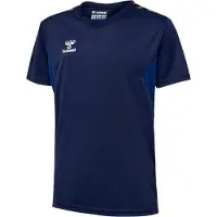 Hummel T-Shirt fonctionnel 'Authentic' bleu marine / bleu outremer / noir / blanc