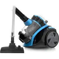 Emerio aspirateur sans sac – 2 litres – filtre HEPA – longueur de câble 4,5 m – brosse haute performance – 700 W – VCE-108278.10 – noir / bleu