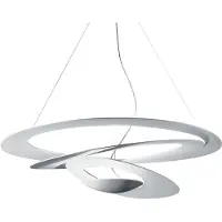 Artemide Suspension , Pirce, dimmable, Blanc, Salon / séjour, Métal, Design