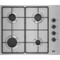 Beko Table De Cuisson à Gaz Higg64103sxn 60 Cm 4 Feux