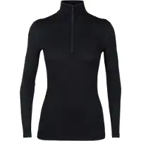 Icebreaker Ondershirt Icebreaker Womens 200 Oasis LS Half Zip Black-L
