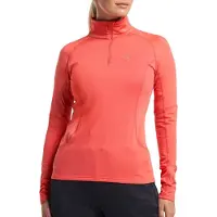 Tenson Txlite Half Zip Fleece Orange S Femme