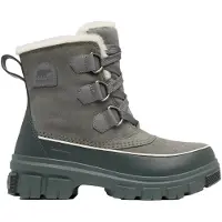 Sorel - Bottes d'hiver imperméables et isolantes - Torino V WP W Quarry Grill pour Femme en Cuir - Taille 37,5 - Gris