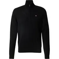 Napapijri Pull-over 'Damavand' bleu marine / rouge foncé / noir / blanc