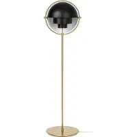 Gubi Lampadaire , Multi-Lite, Or / laiton, Salon / séjour, Métal, Design