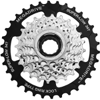 Sunrace Roue Libre 7 Vit 13x34 Zinc