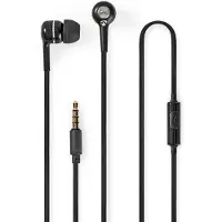 Nedis Écouteurs filaires Câble rond de 1,2 m Écouteurs intra-auriculaires