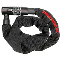 Trelock antivol à chaîne BC 280 CODE longueur 85cm, Ø5mm, noir, sans support