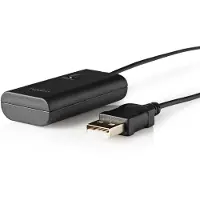 Nedis Émetteur Bluetooth | Entrée de connexion: 1x AUX / 1X USB | SBC | Jusqu'à 1 appareil | Noir