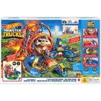 Hot Wheels Circuit de Voitures av. Son/Lumière - 57 cm - Monster - - UneTaille - Circuit de Voitures