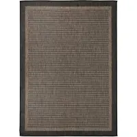 vidaXL Tapis d'extérieur tissé plat 200x280 cm brun foncé