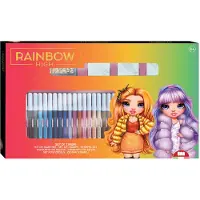 Multiprint Rainbow High Farf Set avec timbres, 41DLG.