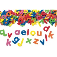 Colorations Coloriages - Alphabet en mousse autocollant, jeu de 380