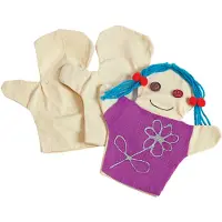 Colorations - Décorez vos propres marionnettes à main, lot de 12