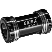 Cema Pf30 Stainless Steel Sram Dub Bottom Bracket Cups Argenté 68/73 mm