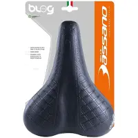 Selle Bassano Selle de vélo Cafe Racer Bobber pour hommes - Noir