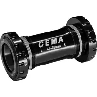 Cema Bsa Ceramic Fsa386/rotor 30 Mm Bottom Bracket Cups Argenté 68/73 mm